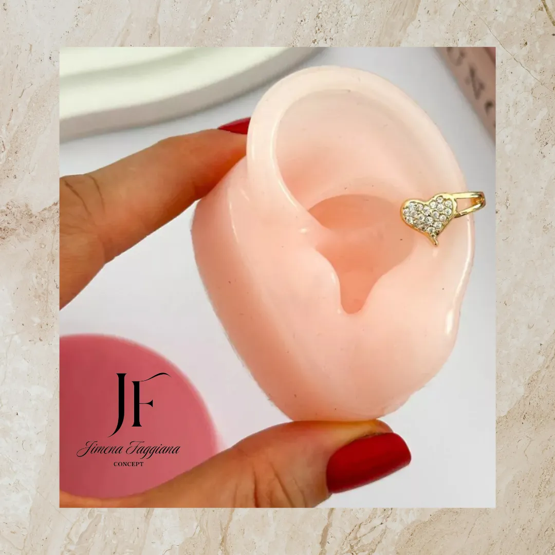Aro cuff corazon - Jimena Faggiana Concept