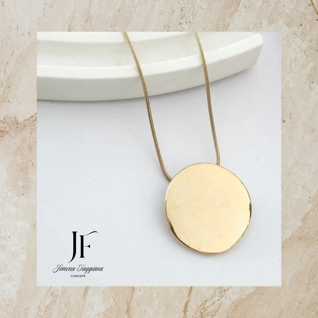 Collar moneda - Jimena Faggiana Concept