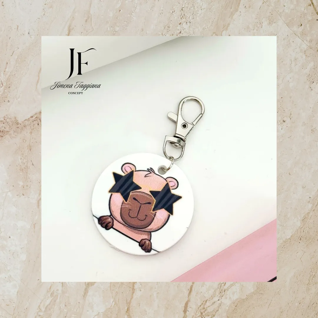 llavero capibara - Jimena Faggiana Concept