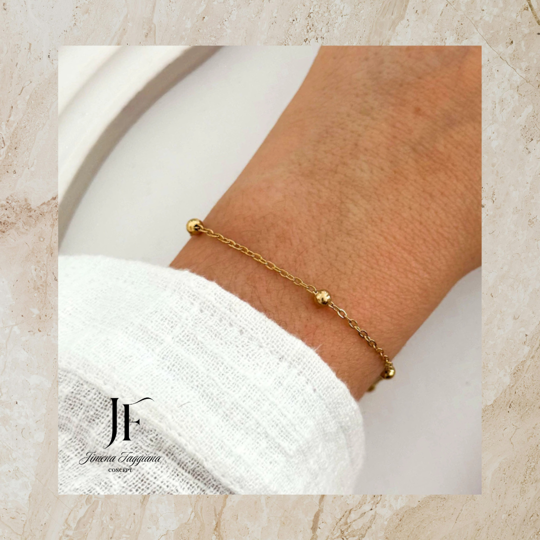 Pulsera cadena pelotita