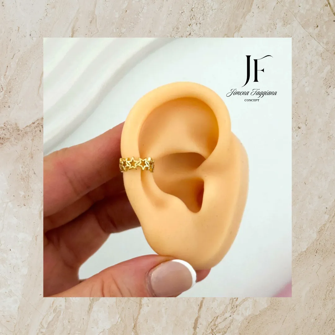 Aro cuff estrellitas - Jimena Faggiana Concept