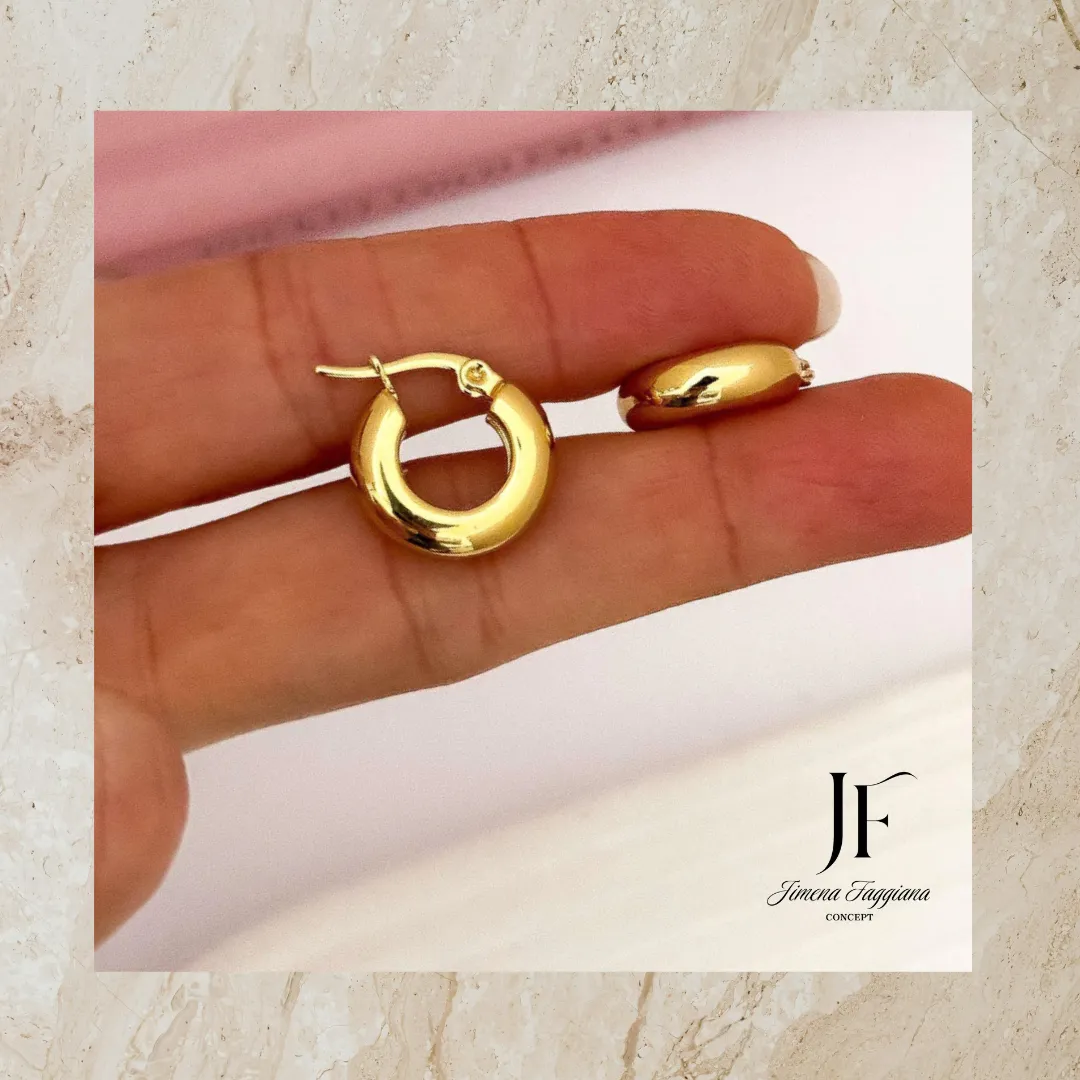 Aro argollas 15mm - Jimena Faggiana Concept