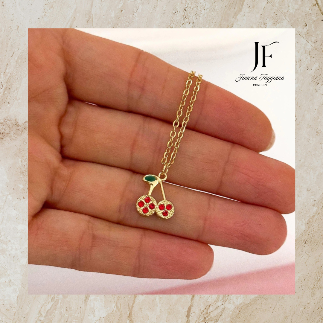 Collar doble cerezita