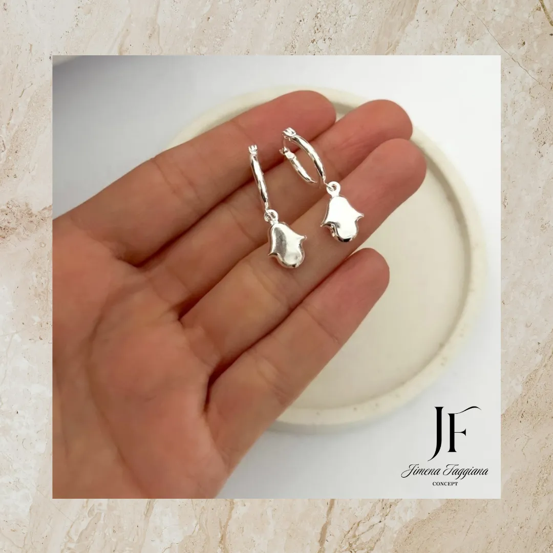 Aro argollita con dije - Jimena Faggiana Concept