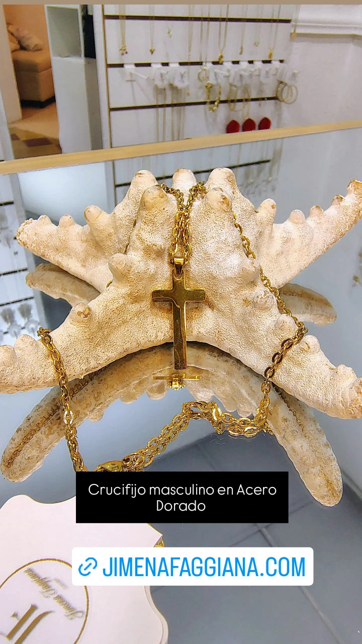 Crucifijo masculino - Jimena Faggiana Concept