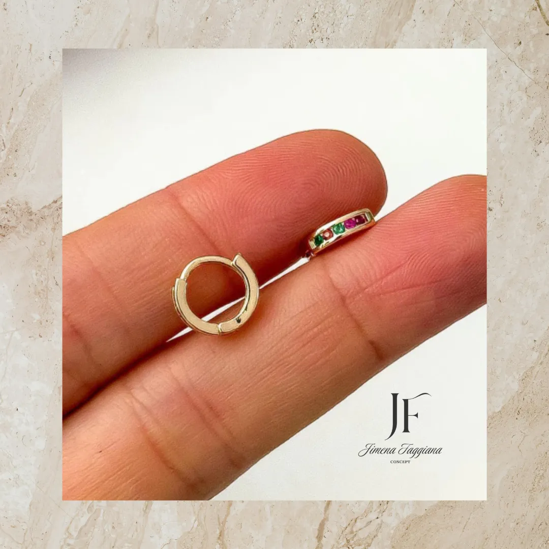 Aros pequeños argollita - Jimena Faggiana Concept