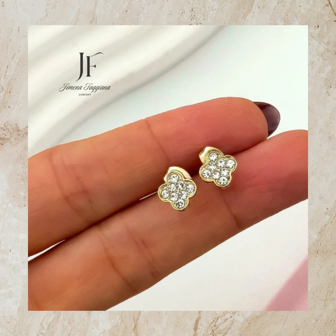 Aro con tuerca y strass - Jimena Faggiana Concept